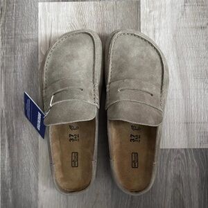 Birkenstock Naples Wrapped Sandals in Taupe NWT